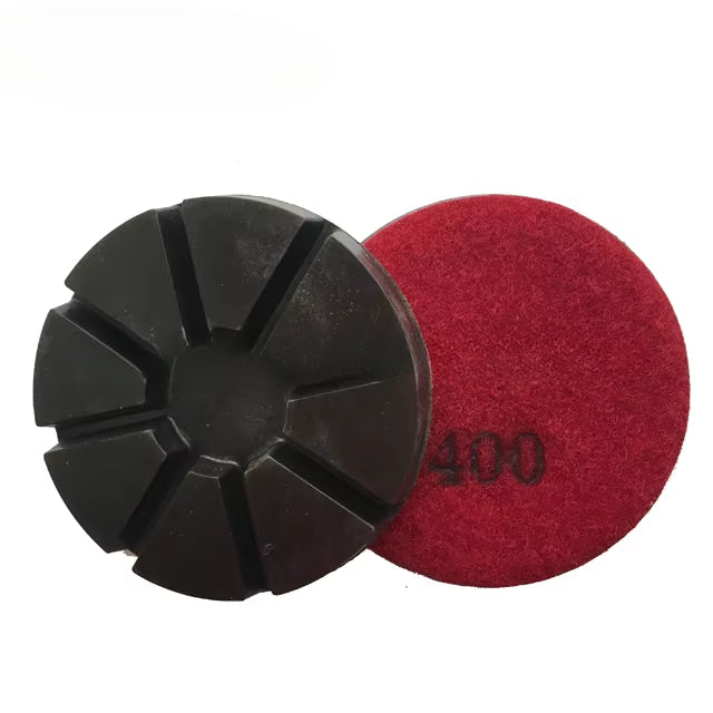3\" Diamond Copper Bond Polishing Pads with Hook and Loop Backing OEM Customizable for Concrete and Terrazzo Floor