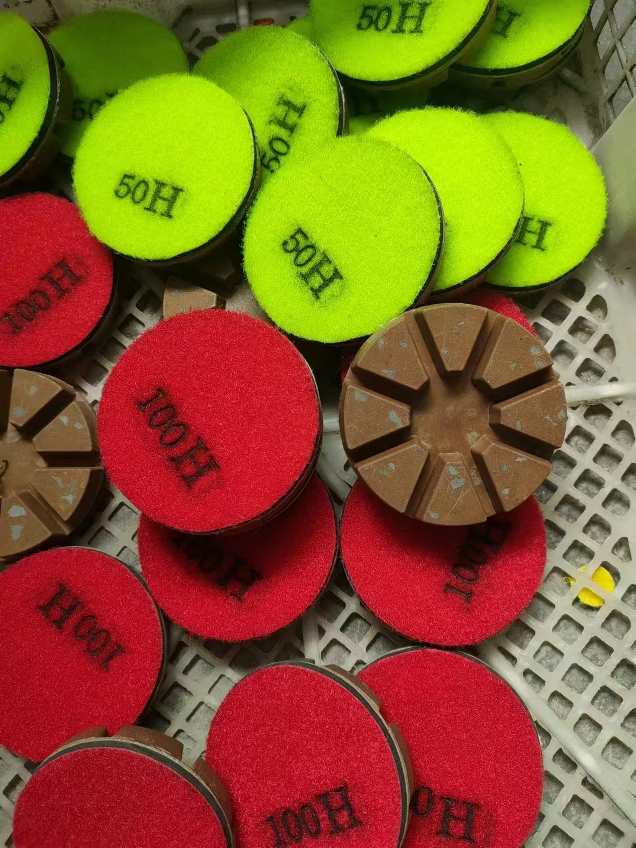 3 Inch 80mm Diamond Metal Resin Bond Floor Polishing Pad Floor Grinding Renewing Processing Marble Granite Concrete Stone
