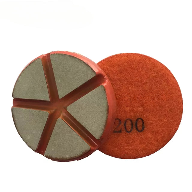 OEM Customized 3 Inch Ceramic Bond Transition Diamond Polishing Pads Dry or Wet Used for Stone Floor & Concrete Grinding
