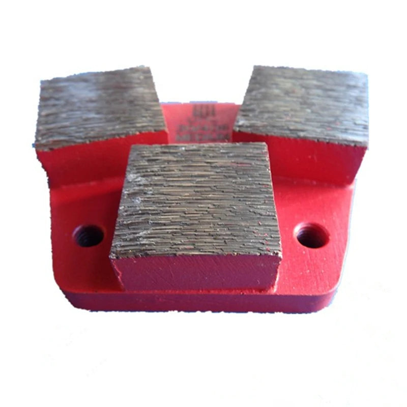 High Quality Diamond Grinding Block Trapezoid Concrete Polishing Pads With Three Square Segments 9PCS Free Shipping