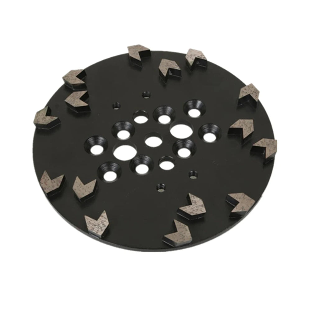 Sharp Arrow Segments 10 Inch Diamond Grinding Wheel for Hard Bond Flooring - Abrasive Disk for Concrete and Terrazzo Floor 3PCS