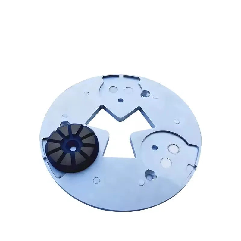 Placa controladora de diamante HTC de 10,8 pulgadas, adaptador magnético de 270mm, soporte de disco para usar 3 trapézoides ASL o 3 JS, almohadillas de pulido