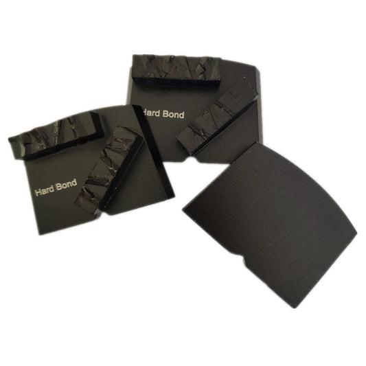 Hard Bond Diamond PCD Grinding Blades Schwamborn Concrete Floor Head With Two Rectangle Split Bars 12PCS