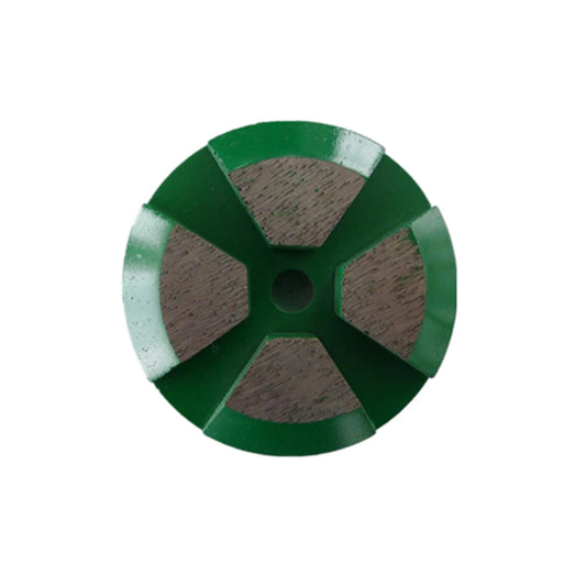 Get Smooth  Polished Floors Two Pins Quick Lock Concrete Floor Grinding Pads Diamond Disc with Four Segments for Rough 9PCS