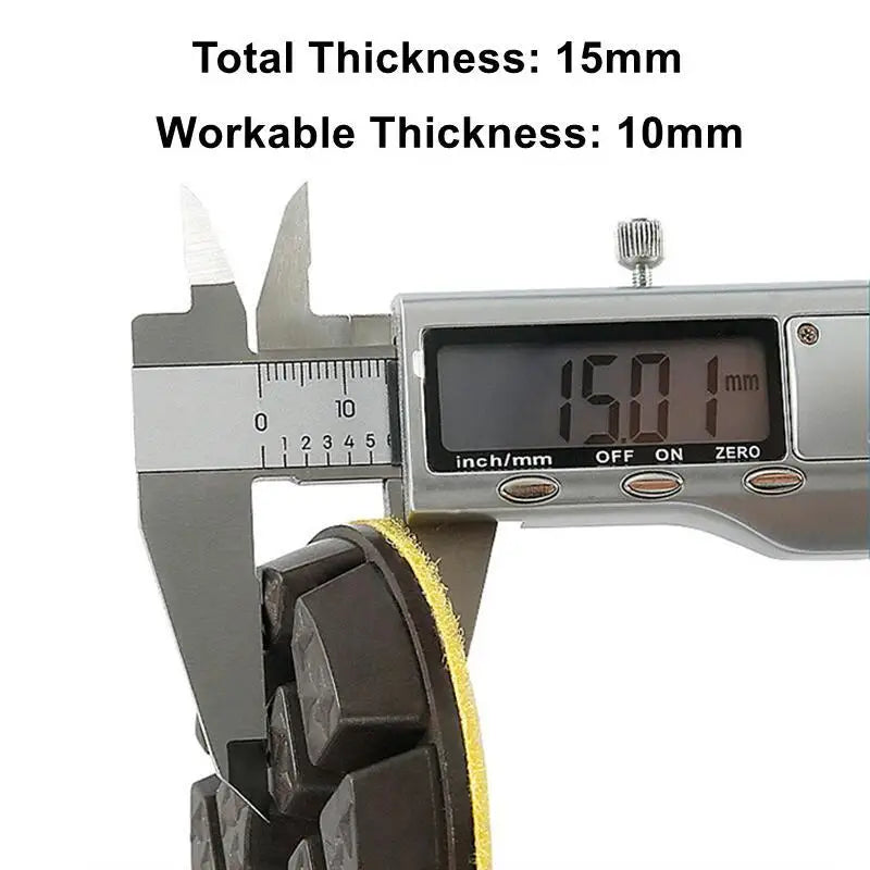 4 Step 3"/80mm Concrete Floor Polishing Pads Resin Bond Diamond Sanding Disc Renew Repairing