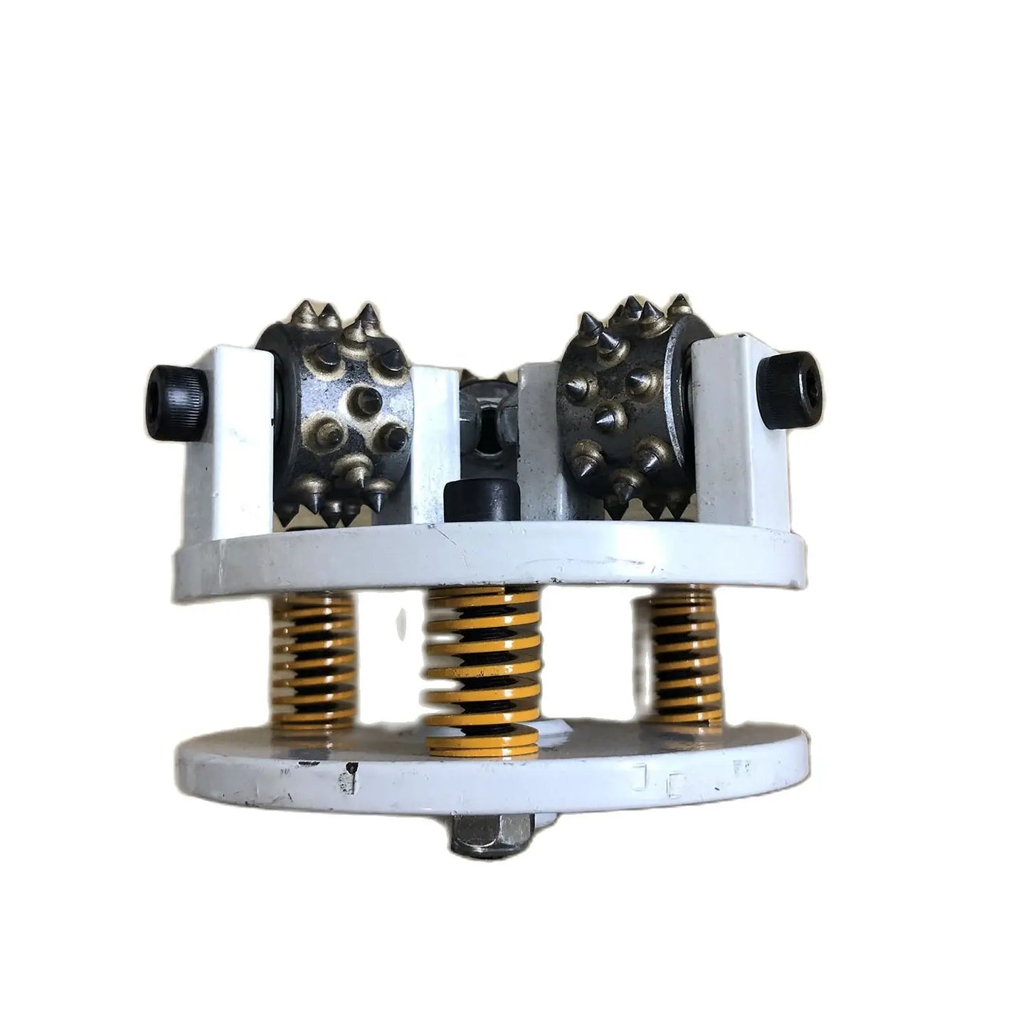 Bush Hammer 125mm Abrasive Tool Alloy Litchi 3-Rollers For Grinding And Polishing Stone Marble Granite Concrete Floor