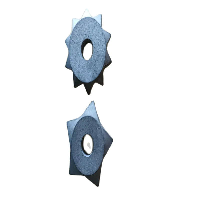 Bush Hammer Pentagram Segments Black Gold Material For Marble Granite Diamond Abrasive Tools Power Accessorries 6Pcs