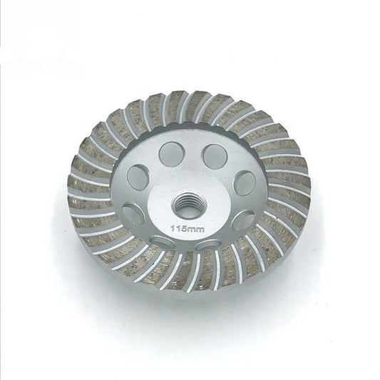 Achieve Professional Polishing Results 9PCS Diamond Grinding Disc  Stone and Concrete  DD 115mm Turbo Cup Wheel Metal