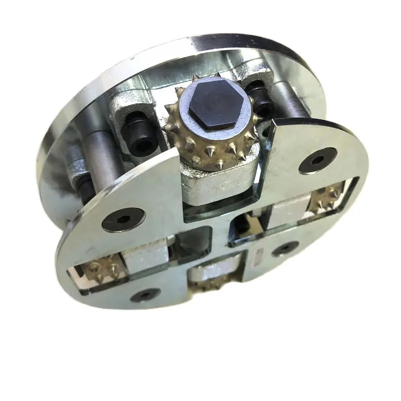 Bush Hammer 125MM New Item Single Layer 4 Rollers Rotary Plate Diamond Abrasive Tool For Grinding Concrete And Stone