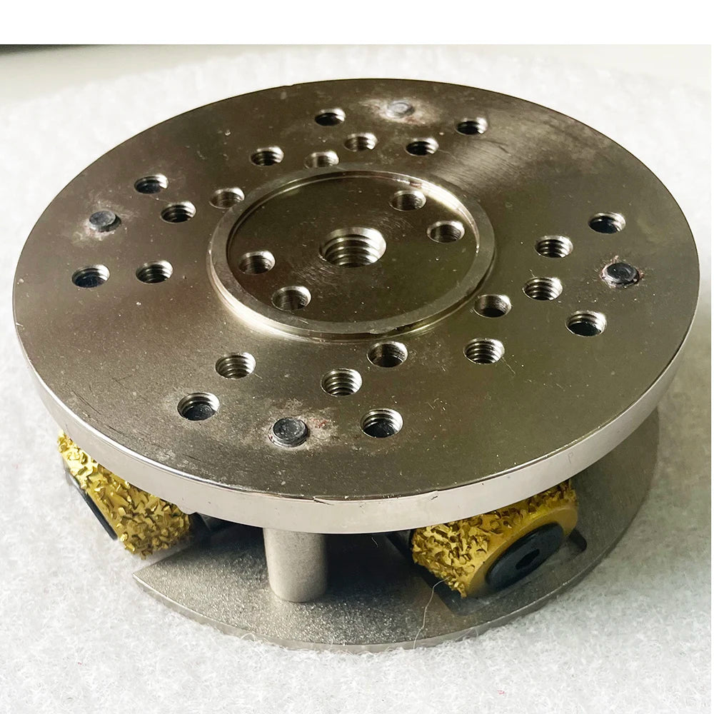 150mm Abrasive Tool Bush Hammer Alloy Litchi Roller Lychee Roller For Grinding And Polishing Stone Marble Granite Concrete Floor