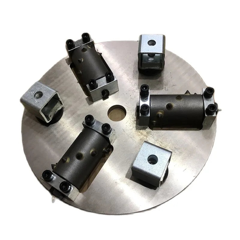 Bush Hammer Polishing Wheel 300mm 3 Rollers Rotary Plate Diamond Abrasive For Concrete And Stone Power Tool Accessory