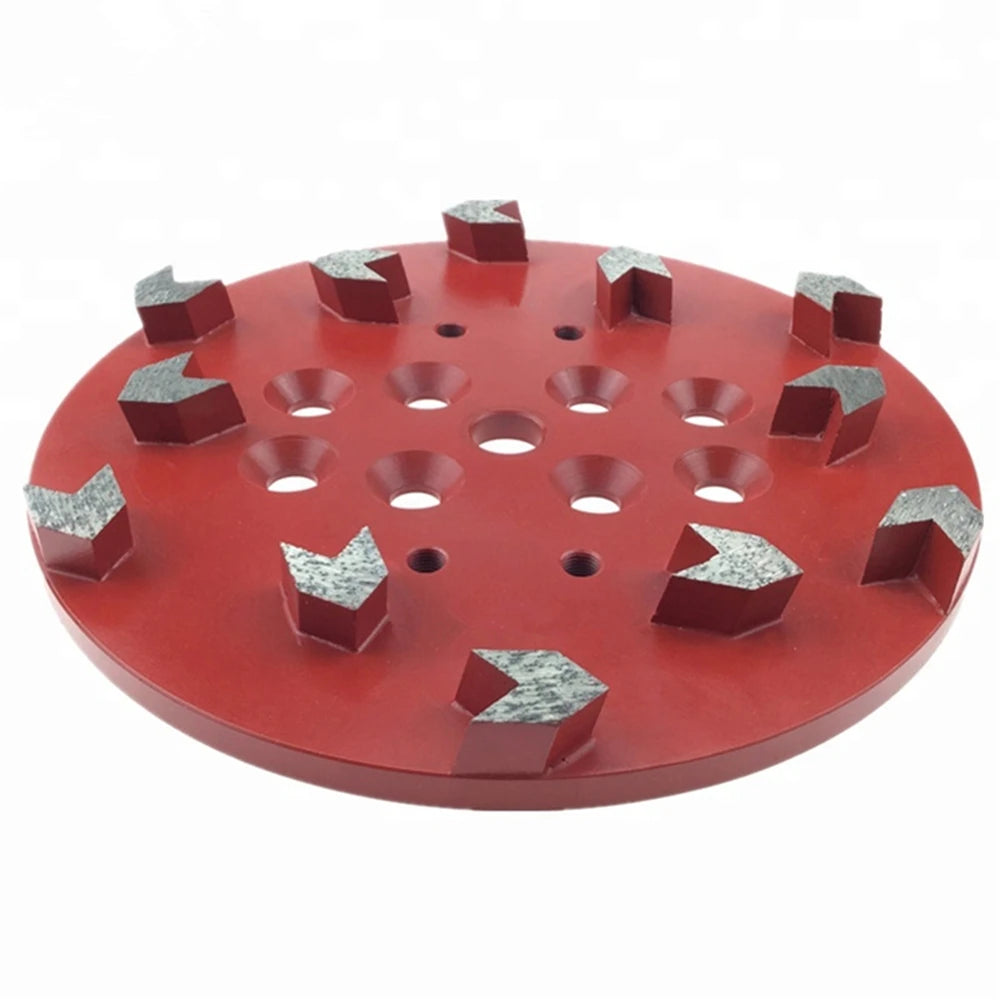 Sharp Arrow Segments 10 Inch Diamond Grinding Wheel for Hard Bond Flooring - Abrasive Disk for Concrete and Terrazzo Floor 3PCS