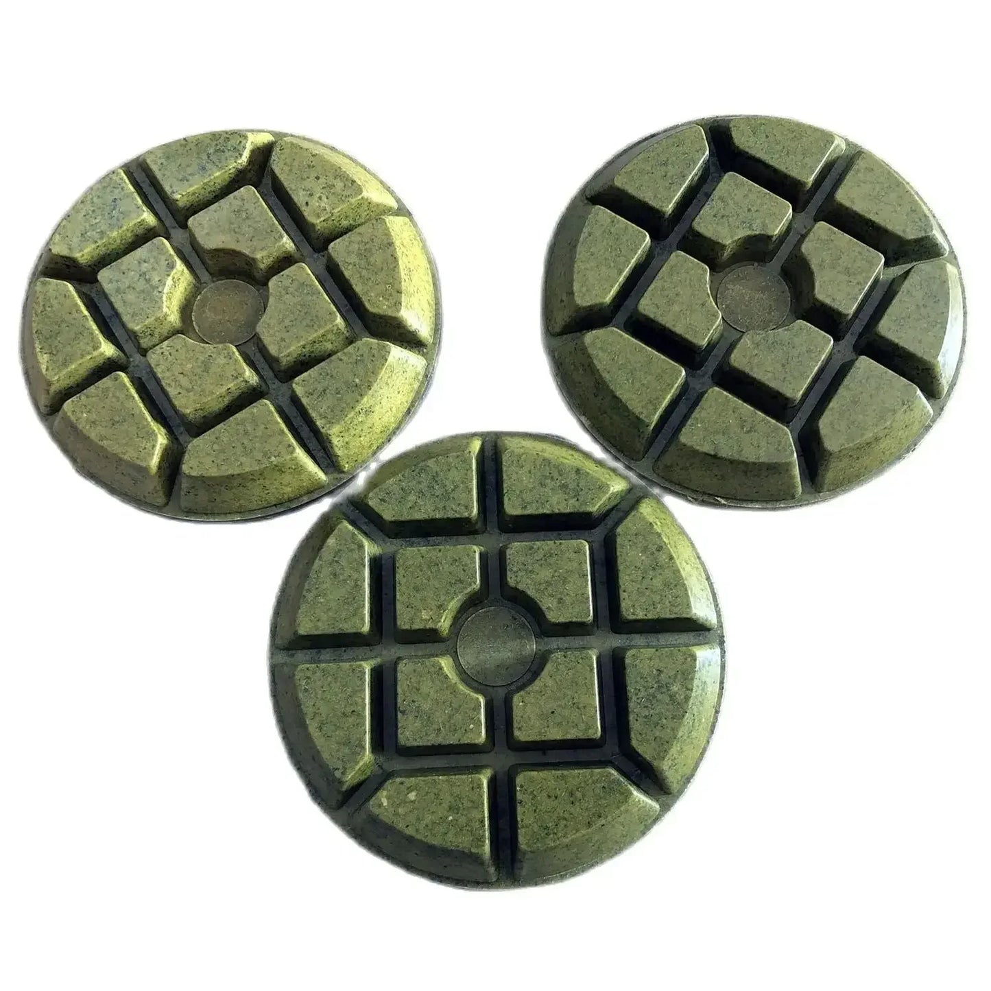 3 Inch 80mm Diamond Floor Renew Wet Polishing Pad Metal Resin Pad For Grinding Stone Marble Granite Concrete Terrazzo Floor 9pcs