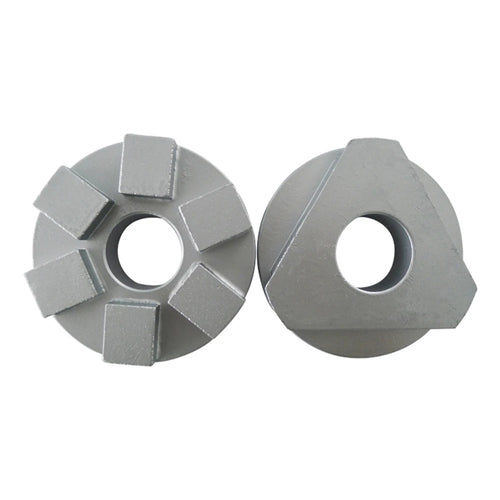 9PCS Triangle Lock Concrete Grinding Puck With Six Segments 4 Inch D100mm Diamond Plate For Stone And