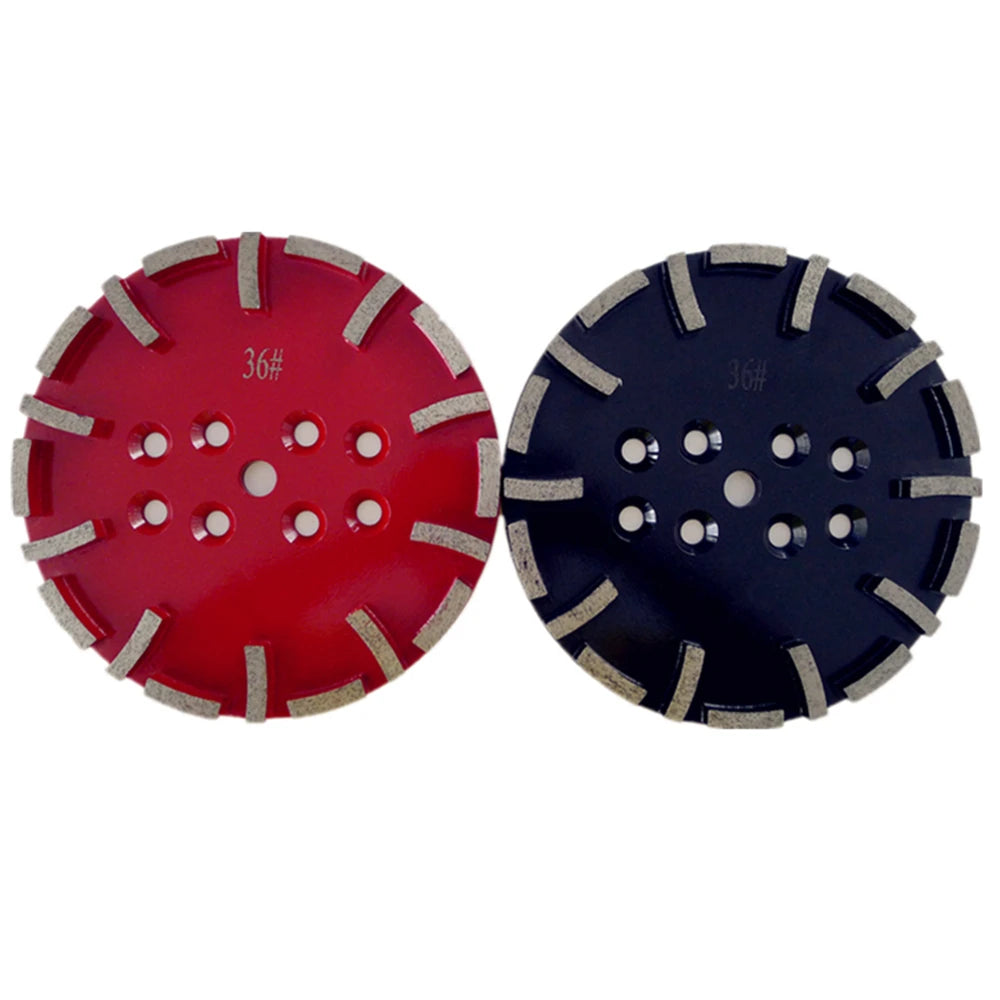 3PCS Diamond Abrasive Grinding Disc - 10 Inch Plate Polishing Pads with 20 Segments for Concrete and Terrazzo Floor