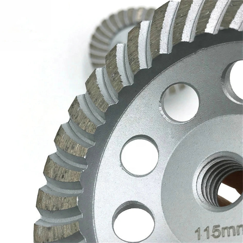 Achieve Professional Polishing Results 9PCS Diamond Grinding Disc Stone and Concrete DD 115mm Turbo Cup Wheel Metal