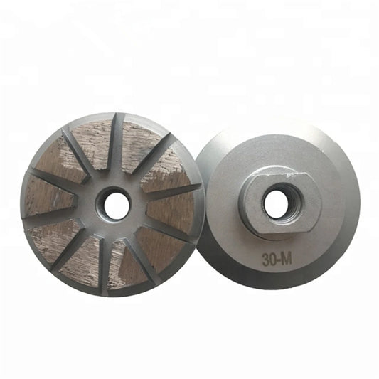 9PCS Diamond Grinding Disc Set  Stone Abrasive Disc Polishing Tool 4 Inch M14 Thread  Cutting Wheel For Granite Marble Concrete