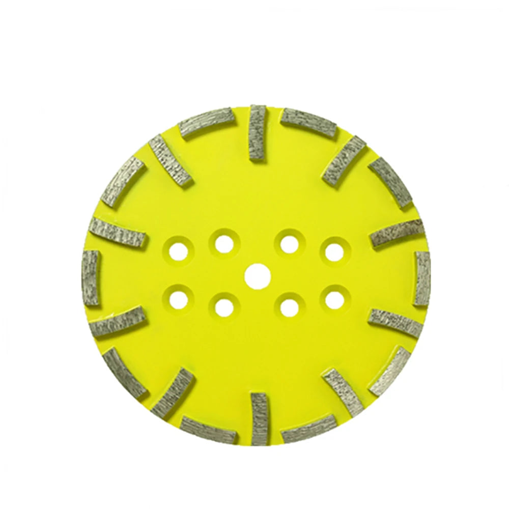 3PCS Diamond Abrasive Grinding Disc - 10 Inch Plate Polishing Pads with 20 Segments for Concrete and Terrazzo Floor