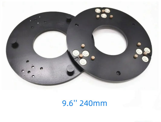 9.6'' Klindex Diamond Quick Change Adapter Plate Driver Disk 240mm Carrier Holder for Trapezoid Grinding Pad Shoe Block Grinder