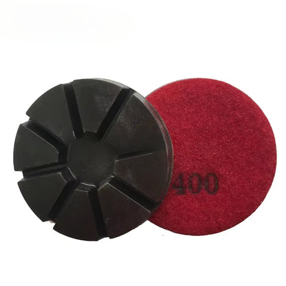 3\" Diamond Copper Bond Polishing Pads with Hook and Loop Backing OEM Customizable for Concrete and Terrazzo Floor