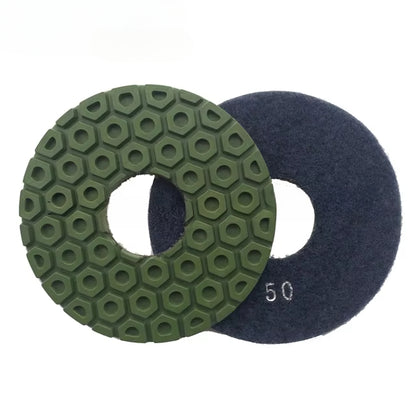 D125mm Granite Marble Stone Floor Diamond Grinding Abrasive Pad 5mm Thickness OEM Customizable