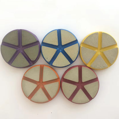 OEM Customized 3 Inch Ceramic Bond Transition Diamond Polishing Pads Dry or Wet Used for Stone Floor & Concrete Grinding