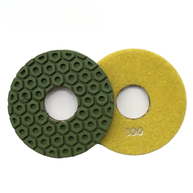 D125mm Granite Marble Stone Floor Diamond Grinding Abrasive Pad 5mm Thickness OEM Customizable