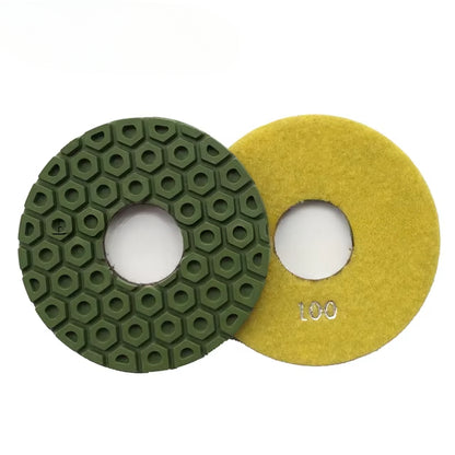 D125mm Granite Marble Stone Floor Diamond Grinding Abrasive Pad 5mm Thickness OEM Customizable