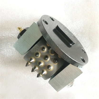 Diamond Bush Hammer Three Rows Carbide Tips Round Redi Lock Bush Hammer  Rough Concrete Floor 9PCS Free Shipping