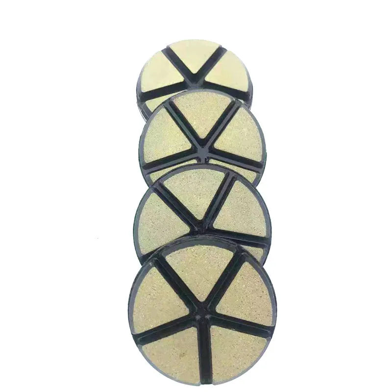 9PCS Polishing Pads Ceramic  3 Inch 80mm Concrete Floor Grinding Wheel Diamond Dry /Wet Use Coarse