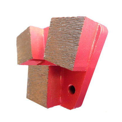 High Quality Diamond Grinding Block Trapezoid Concrete Polishing Pads With Three Square Segments 9PCS Free Shipping