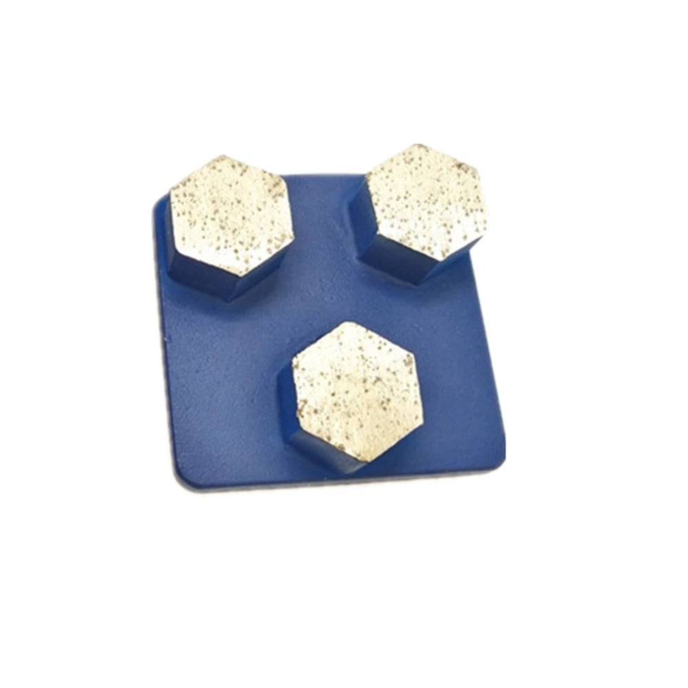 Husqvarna Redi Lock Diamond Grinding Plug Metal Block For Concrete Terrazzo Polishing Husqvarna Terrco Floor Grinder 9PCS