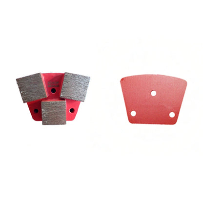 High Quality Diamond Grinding Block Trapezoid Concrete Polishing Pads With Three Square Segments 9PCS Free Shipping