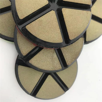 9PCS Polishing Pads Ceramic  3 Inch 80mm Concrete Floor Grinding Wheel Diamond Dry /Wet Use Coarse