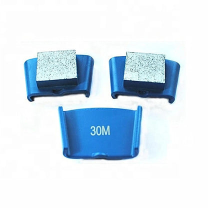 HTC  Diamond Grinding Shoes Long-Lasting EZ Change Diamond Blocks Single Large Segment for Renovating Concrete and Terrazzo Floors Grinders 9 PCS