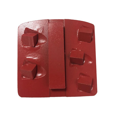 Husqvarna  Concrete Coating Removing PCD Grinding Shoes  Redi Lock PCD Grinding Discs Change  Concrete Floor Grinders five quarter segment efficient removal  epoxy coatings 9PCS