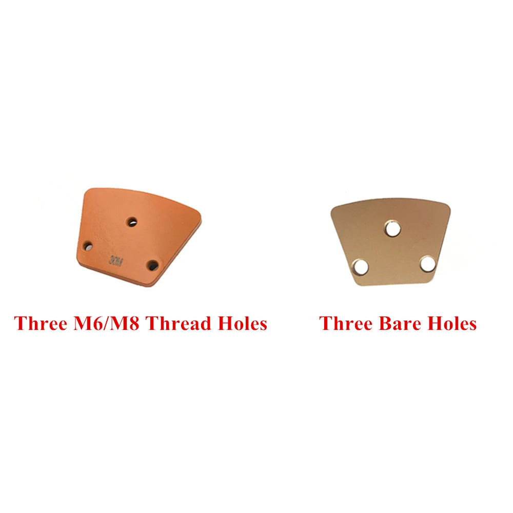 12PCS ASL Trapezoid Shape Diamond Grinding Shoes with Single Bar Segment for Concrete and Terrazzo Floor Blastrac