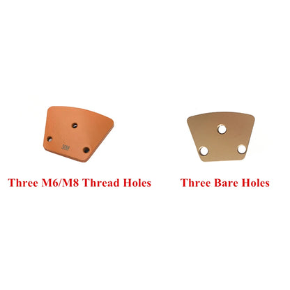 12PCS ASL Trapezoid Shape Diamond Grinding Shoes with Single Bar Segment for Concrete and Terrazzo Floor Blastrac