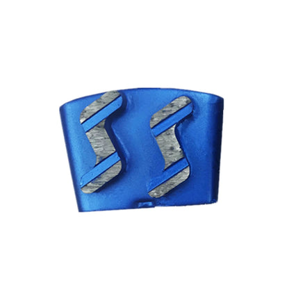 HTC EZ Change Concrete Grinding Shoes with Polishing Blocks  Two Z-Shaped Segments Abrasive Tools for Grinder Machine - 12PCS
