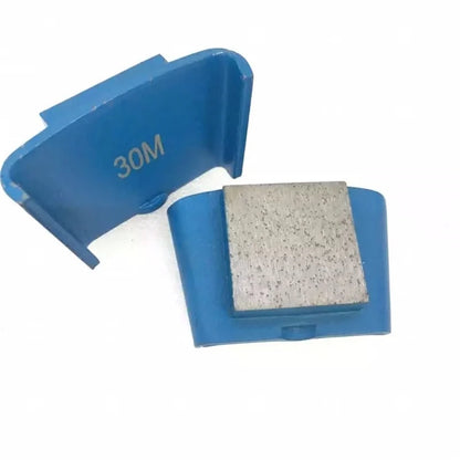 HTC  Diamond Grinding Shoes Long-Lasting EZ Change Diamond Blocks Single Large Segment for Renovating Concrete and Terrazzo Floors Grinders 9 PCS