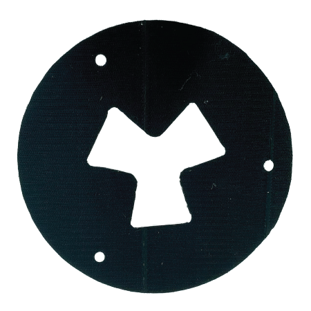 PLATE 9″ CPS/HTC FULL FACE VELCRO