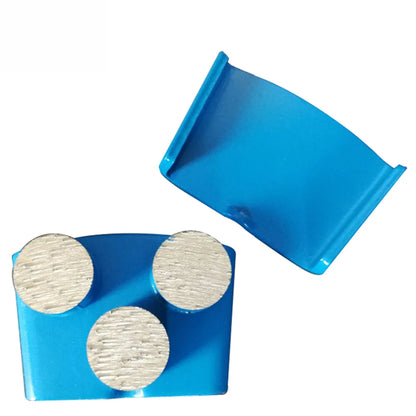 Extra Hard Bond HTC  EZ Lock Diamond Metal Polishing Pads with Five Round Bars for Long Lifespan Concrete Grinding - 9PCS
