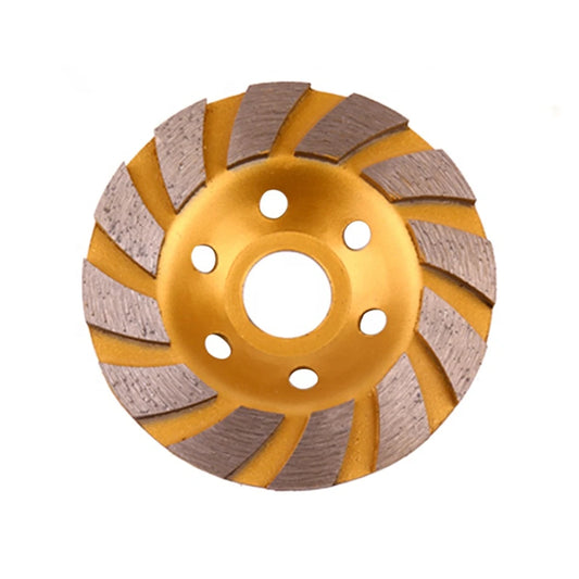 9PCS Diamond Grinding Disc 3 Inch Diameter with Continuous Rim Turbo Row Diamond Segments for Floor Grinding Wheel, Stone Slab,