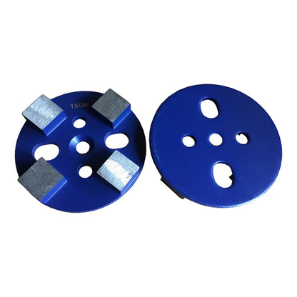 12PCS Diamond Cup Wheel with Four Square Segments for Metal Grinding and Concrete Polishing on Terrazzo Floors  4 Inch Metal Ab