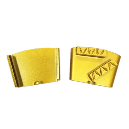 Fast Lock HTC EZ Type PCD Diamond Grinding Pads with Two Split Segments for Removing Concrete Epoxy Coatings Glue Paint, 12PCS
