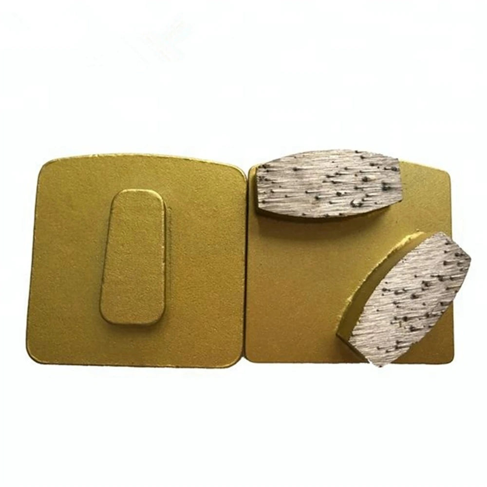Husqvarna /Scanmaskin Diamond Grinding Shoes Double Segment Diamond Grinding Pads for  Redi Lock System Concrete Floor Tools  12PCS