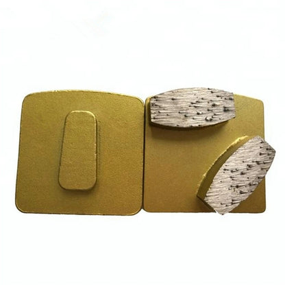 Husqvarna /Scanmaskin Diamond Grinding Shoes Double Segment Diamond Grinding Pads for  Redi Lock System Concrete Floor Tools  12PCS