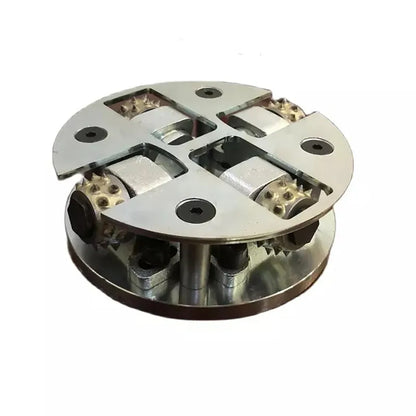 Bush Hammer 125MM New Item Single Layer 4 Rollers Rotary Plate Diamond Abrasive Tool For Grinding Concrete And Stone