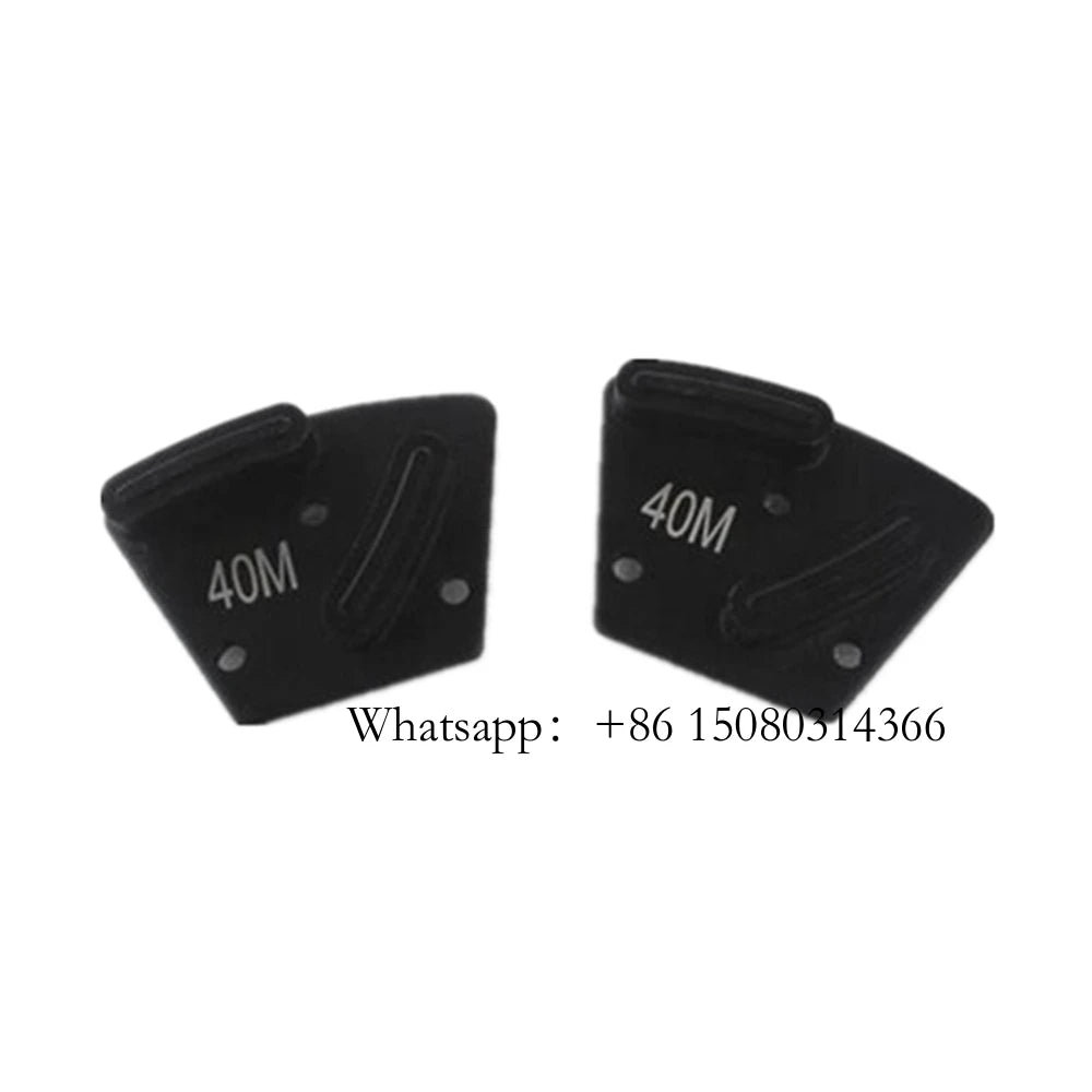 ASLDiamond Floor Polishing Tools ASL Metal Abrasive Disc Two Strip Concrete Grinding Segments For Diamatic Blastrac 12PCS