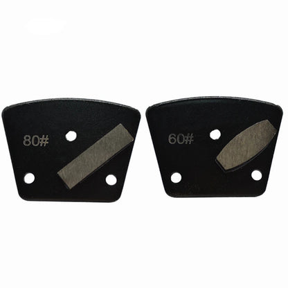 Blastrac Trapezoid Diamond Grinding Shoes for Concrete Polishing - 12PCS with Single Drum Segment